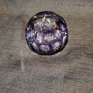 Vintage Webb Corbitt  Glass Paperweight